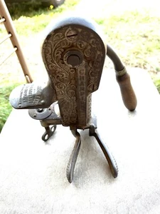 Antique cast iron ornate Champion Corkscrew/Wine Bottle Opener, 1897 - Picture 1 of 12