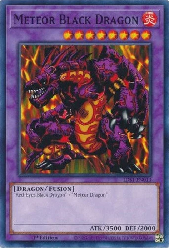 METEOR BLACK DRAGON (LDS1-EN013) - YuGiOh Common 1st Ed. Fusion - Image 1 of 1