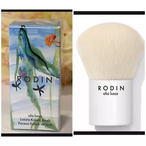 RODIN OLIO LUSSO CEPILLO KABUKI DE LUJO - Maquillaje Rubor Cachemira Blanco NUEVO SELLADO - Imagen 1 de 3