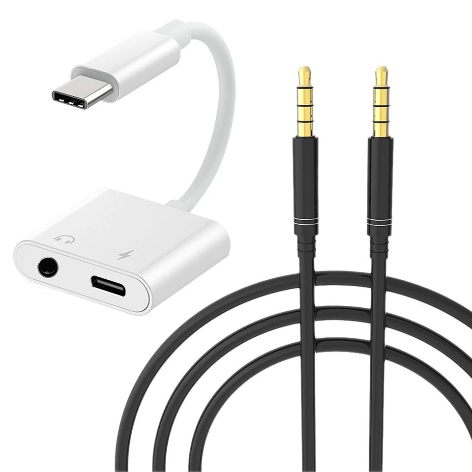 High Speed 3.5mm AUX Cable DAC Audio Type C USB Adapter for 1+ OnePlus 10 Pro 5G - Image 1 of 1