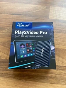 OTTO Play2Video Pro Multimedia Adapter w/Wireless CarPlay & Android Auto Netflix - Picture 1 of 2