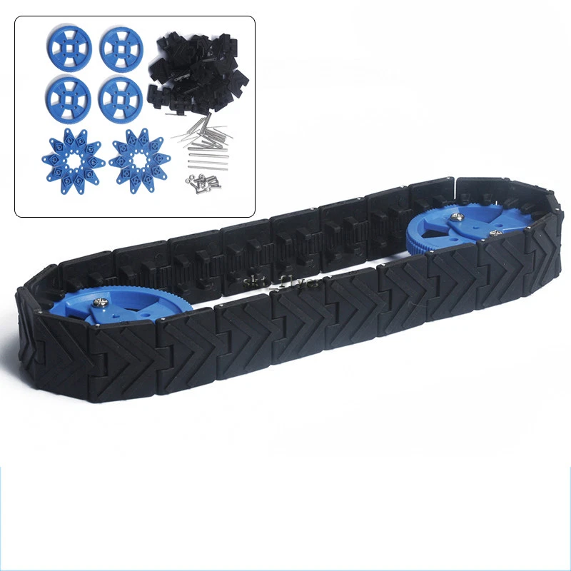 25*30CM Model Tank Track Model Set DIY Assembled Toy Kits Handmade Material Kids - Image 1 of 4