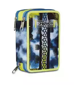 ASTUCCIO SEVEN 3 ZIP - SHADY DYE BOY SCUOLA E TEMPO LIBERO - Foto 1 di 7