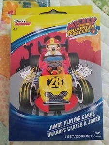 Mickey Mouse and the Roadster Racers Disney Junior Jumbo Playing Cards 🆕🆓 ship - Picture 1 of 4