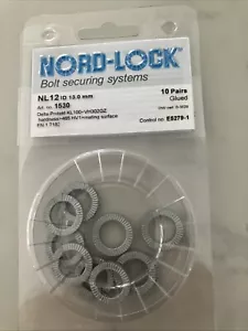 Nord-Lock 1530 Wedge Lock Washer, For Screw Size M12 Steel, Advanced Corrosion - Picture 1 of 3