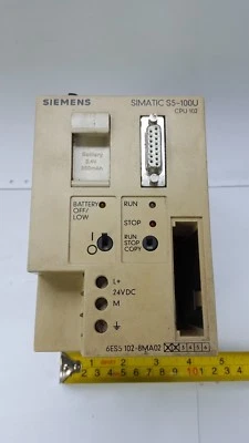 Siemens 6ES5-102-8MA02 Simatic S5-100U CPU-102 24VDC 1A - Usado Foto 1 de 4
