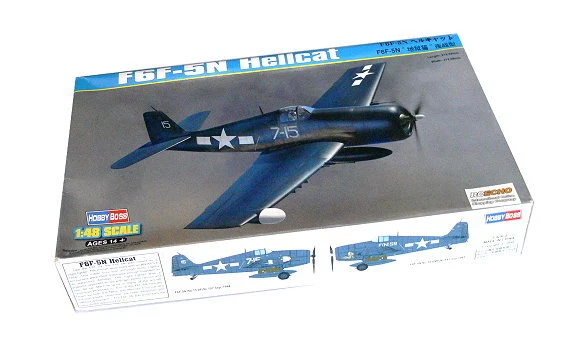 HOBBYBOSS 80341 Aircraft Model 1/48 F6F-5N Hellcat Scale Hobby B0341 - Image 1 of 1