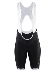 CRAFT Belle Cyling Bib-Short Womens Bib Tights Short Size XXL Black New RRP $169 - Picture 1 of 2