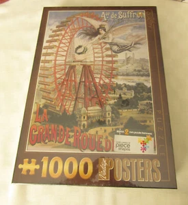 D-TOYS 'VINTAGE POSTERS - GALERIE DES MACHINES' PUZZLE - NEVER OPENED - Picture 1 of 3