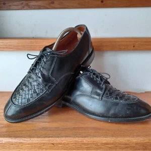 Allen Edmonds Hersey Zapatos para Hombre Cuero Negro Zapatos de Vestir Talla 9 D EE. UU. - Imagen 1 de 9