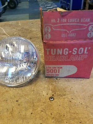 NOS TUNG-SOL 5001 X-TRA LONG BEAM HEADLIGHT REPLACES 4001 - Image 1 of 2