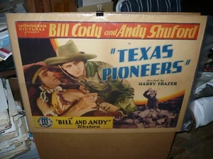 TEXAS PIONEERS, original 22x28 / póster de película (Bill Cody, Andy Shuford) - 1932 - Imagen 1 de 1