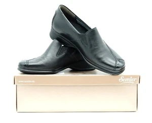 Zapatos de mujer Semler Ria mocasín cómodos zapatillas talla 36 negro lacado cuero ancho H - Imagen 1 de 11