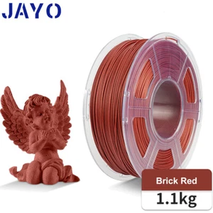 JAYO Hohe Geschwindigkeit PLA Marmor Filament 600mm/s 1,75mm 1,1KG Ziegelroter - Afbeelding 1 van 8