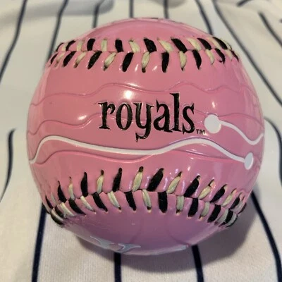 Kansas City Royals Pink 2006 Rawlings Baseball Ball Souvenir - Image 1 of 4
