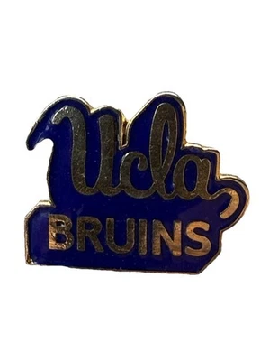 Vintage 80s 1980s UCLA BRUINS LAPEL HAT PIN UNIVERSITY OF CALIFORNIA LOS ANGELES - Image 1 of 2