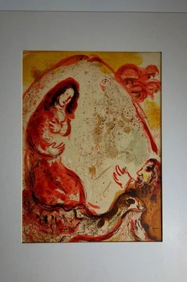 NACHLASS,Original Lithographie Marc Chagall 1959,Mourlot 242,Rachel - Bild 1 von 4