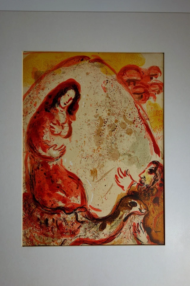 NACHLASS,Original Lithographie Marc Chagall 1959,Mourlot 242,Rachel - Bild 1 von 4
