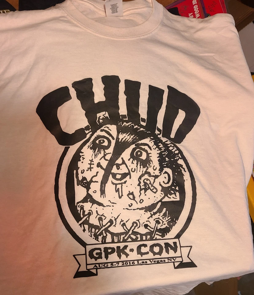 CAMISETA DR. CHUD 2XL RARA GPK CON 2016 TOM LITERA INADAPTADOS CUBO DE BASURA NIÑOS PUNK Foto 1 de 2