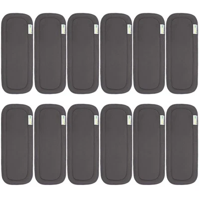 Reusable Soft 5 Layers 12 Pack Charcoal Inserts for Baby Cloth Diaper,High Ab  - Image 1 of 4