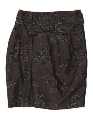 MARNI Womens Pencil Skirt EU 38 Medium W28 L20 Grey Floral Silk DF59 - Image 1 of 4