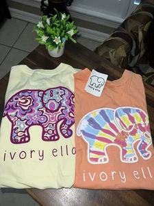 Ivory Ella Crew Neck NWOT T-Shirt Tees Short  Sleeve Size  Small  Lot - Picture 1 of 8
