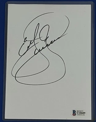 Eddie Guerrero Beckett COA Signed Autographed Wrestling WCW WWF WWE Latino Heat - Image 1 of 2