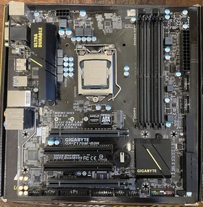 Gigabyte Z170M-D3H scheda madre Intel Lga1151 DDR4 mATX - Photo 1/6
