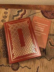 Canterbury Tales by Geoffrey Chaucer The Franklin Library 1978 w/Editors Notes - Imagen 1 de 3