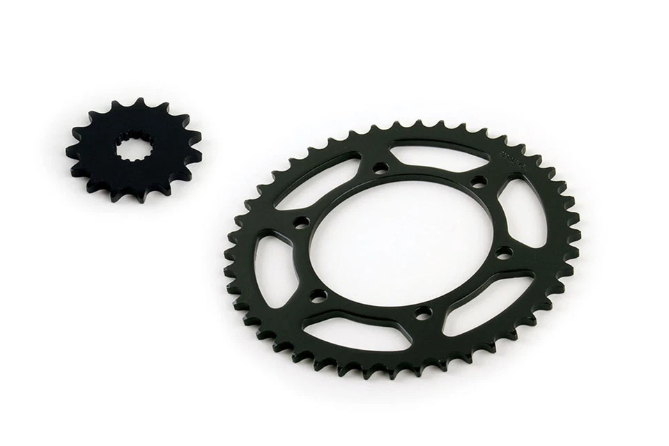 Rodas dentadas dianteiras e traseiras Kawasaki ZR750 ZR-7S 2001 2002 2003 15/45 - Imagem 1 de 1