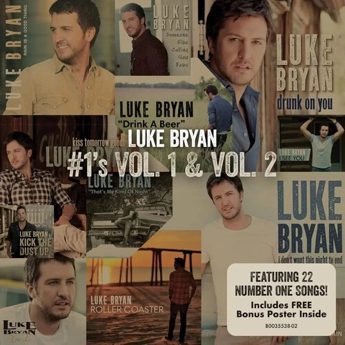 Luke Bryan - #1's Vol. 1 & Vol. 2 [New CD] Foto 1 de 1