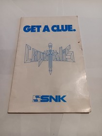 Crystalis NES Get A Clue Direct Order Strategy Guide EXTREMELY RARE No Writing