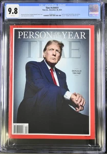 ⭐️DONALD TRUMP - TIME MAGAZINE - PERSON OF THE YEAR 2024 - CGC 9.8🔥 - Picture 1 of 4