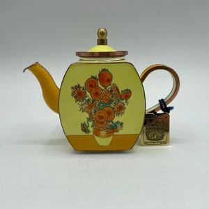Trade Plus Aid Charlotte Di Vita Hand Painted Mini Enamel Teapot - Picture 1 of 10