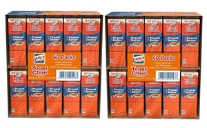 Zwei 40 Packungen Erdnussbutter Toast Käse Cracker Toast Käse Snacks Cracker - Bild 1 von 4
