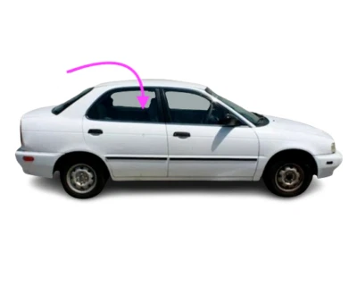 Compatível com: 1995-2002 Suzuki Esteem 4 portas sedã passageiro porta traseira direita janela vidro - Imagem 1 de 4