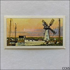 Lamberts Tea Card Historic East Anglia 1961 #1 Thurne Mill (CC65)