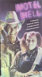 Motel Hell VHS 1980 MGM/UA Home Video Horror Wolfman Jack Film 1990 CLASSIC Rory - Picture 1 of 7