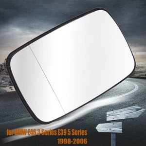 1x Auto Car Door Wing Mirror Glass Heated Lens Fits BMW E46 1998-2006 Sedan - Picture 1 of 8