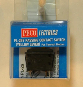 NEW Peco PL-26Y Passing Contact Switch for Turnout Motors - Picture 1 of 3