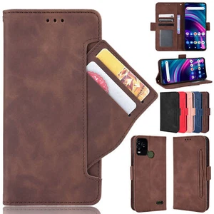 For BLU G71+ Plus Phone Case Card Slots Flip Leather Stand Cover - Picture 1 of 12