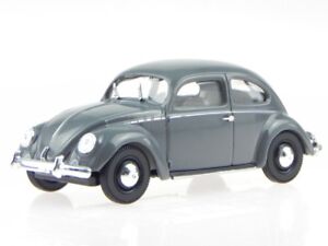 VW Käfer 1948 gris coche en miniatura in Vitrine 1:43