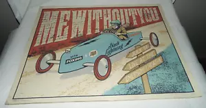 VINTAGE RARE NUMBERED 19/60 CONCERT POSTER ROCK BAND ME WITHOUT YOU READ!!! - Picture 1 of 15