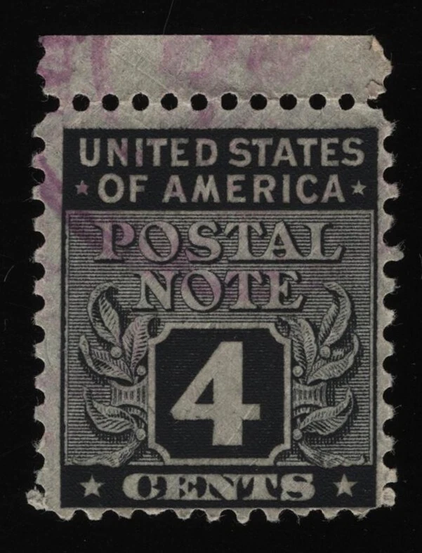 #PN4 4c Postal Note [2] Used **ANY 5=FREE SHIPPING** - Image 1 of 1