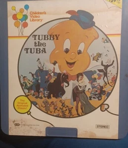 TUBBY THE TUBA Dick Van Dyke "Tubby the Tuba" CED Video Disc 1977 1983 ANIMATED - Picture 1 of 4