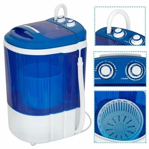 Mini lavadora de ropa compacta manguera portátil lavadora y manguera bomba de drenaje giratoria - Imagen 1 de 8