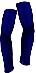 Arm Sleeve Compression Elbow Support Navy Basketball Golf - Picture 1 of 1