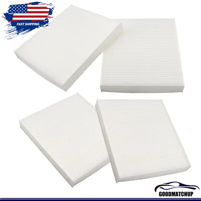 For Kenworth T680 T800 T880 Fit For Cummins ISX 4 Pcs Cabin Air Filter - Image 1 of 4