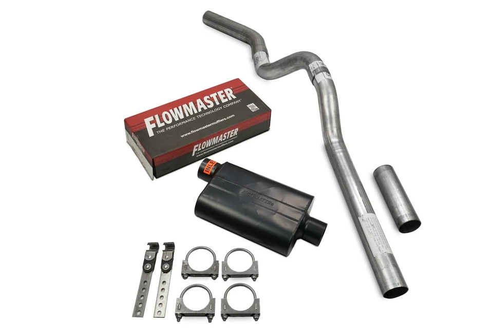 Chevy Avalanche 07-13 3" Single Exhaust Kit C Exit Flowmaster Super 44 No Tip Foto 1 de 3