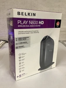 Belkin F7D8302 Play N600 300 Mbps 1-Port 10/100 Wireless N Router (NEW SEALED) - Picture 1 of 3